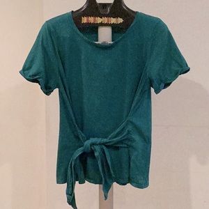Anthropologie Tie Front Tee